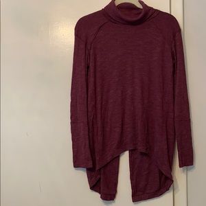 We The Free Cowl Neck Open Back Sweater Small